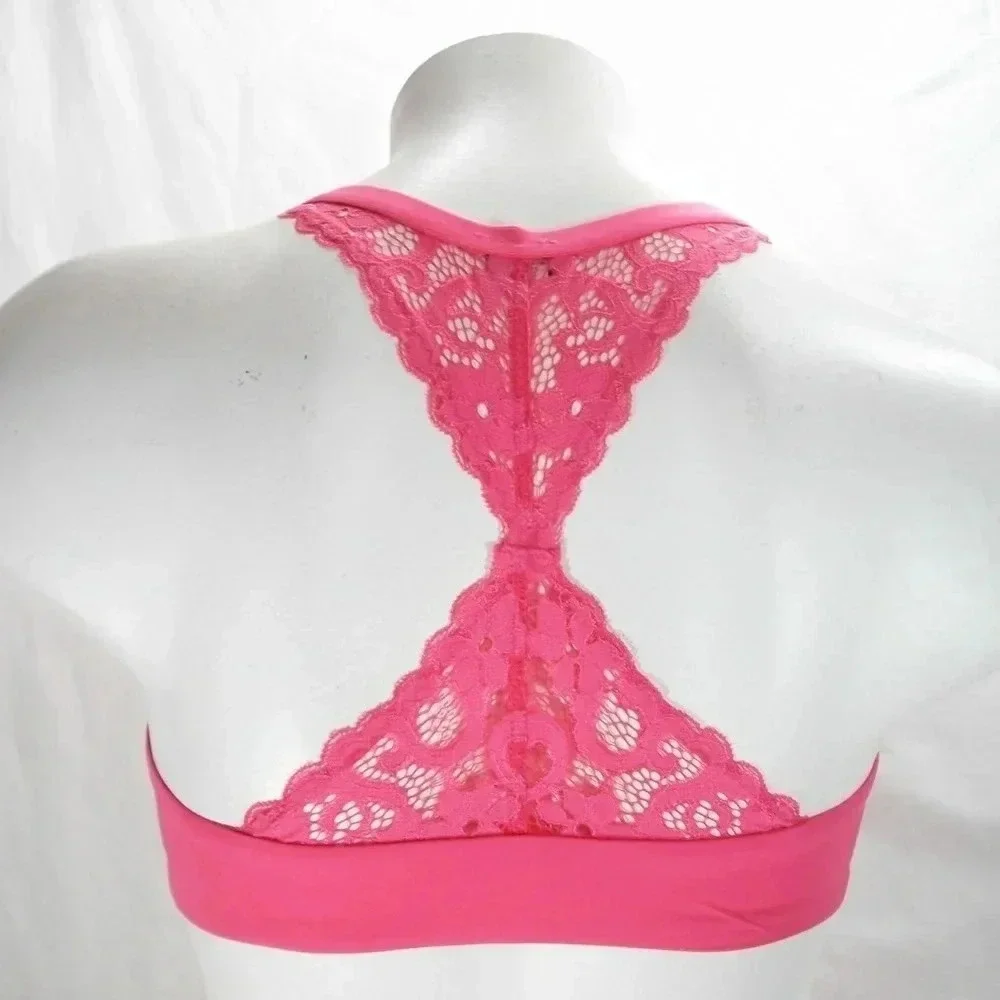 36DD Paramour 235047 Abbie‎ Front CloseT-Back Bra Pink NWT - Picture 4 of 12